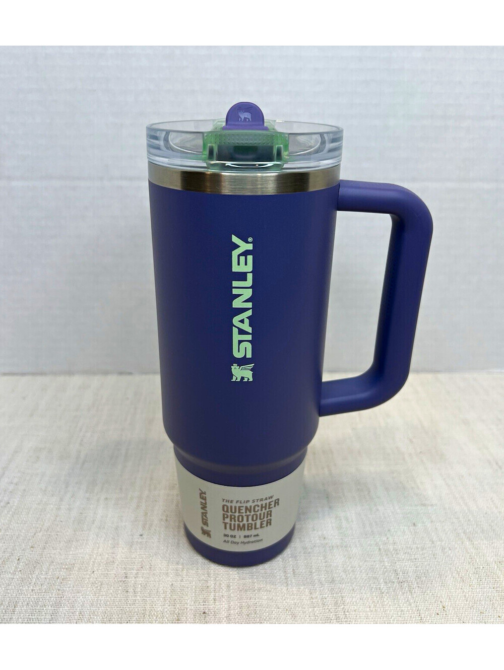 Stanley Quencher ProTour 30 oz Tumbler w/ Handle Lid Straw Purple Umbra